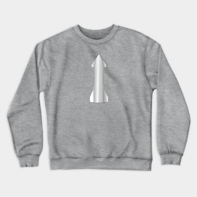 SpaceX Starship Crewneck Sweatshirt by Vidision Avgeek